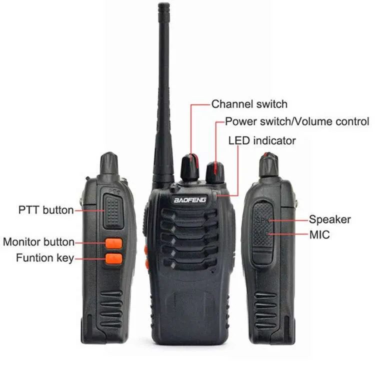 Baofeng BF 888s BF888s UHF Radio Walkie Talkie - Image 4