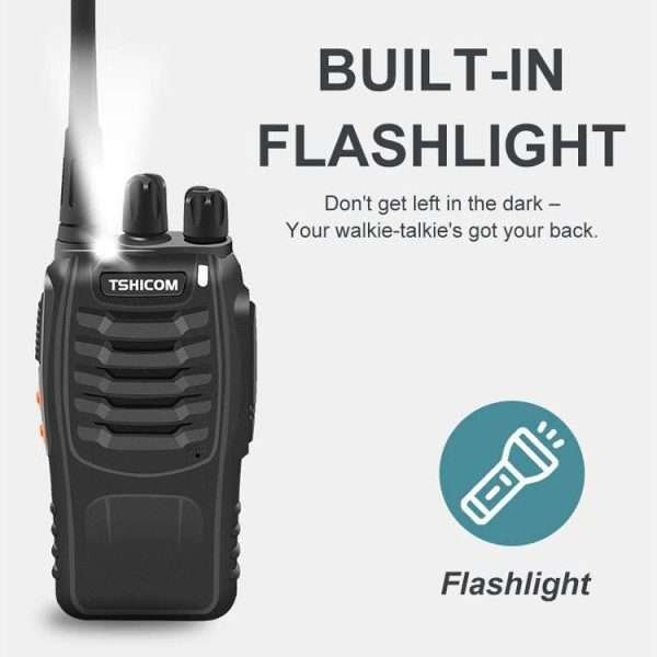Long Range FM Walkie Talkie with FM Radio - Image 3