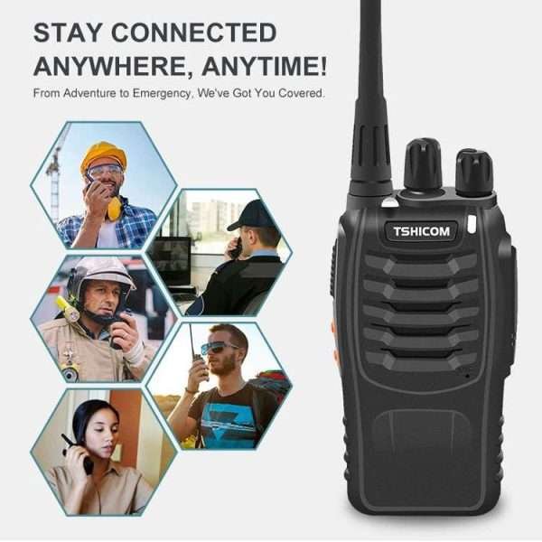Long Range FM Walkie Talkie with FM Radio - Image 5