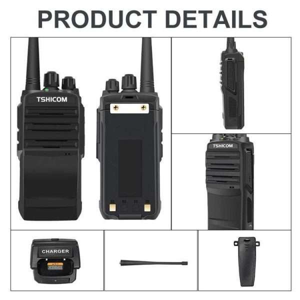 Portable UHF Radio Walkie Talkie - Image 4
