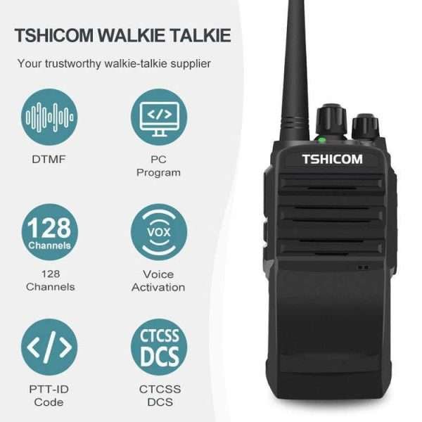 Portable UHF Radio Walkie Talkie - Image 2
