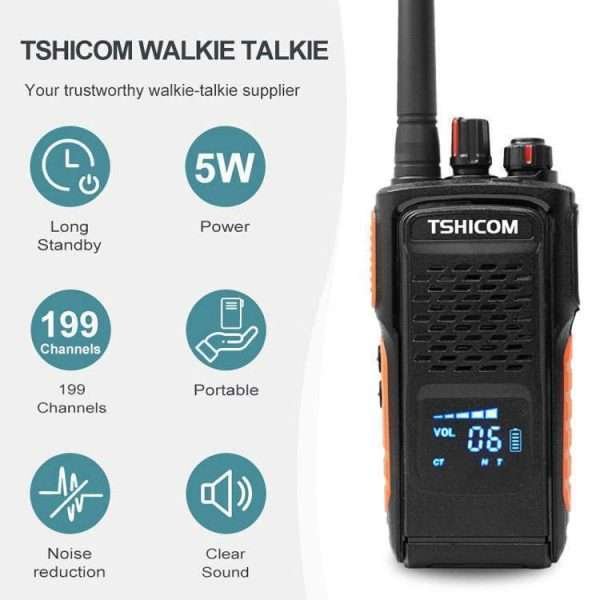 VHF UHF Handheld Two Way Radio - Image 4