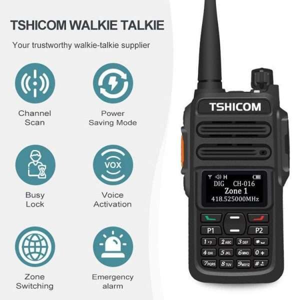 Professional VHF UHF DMR Digital Two Way Radio - Image 6