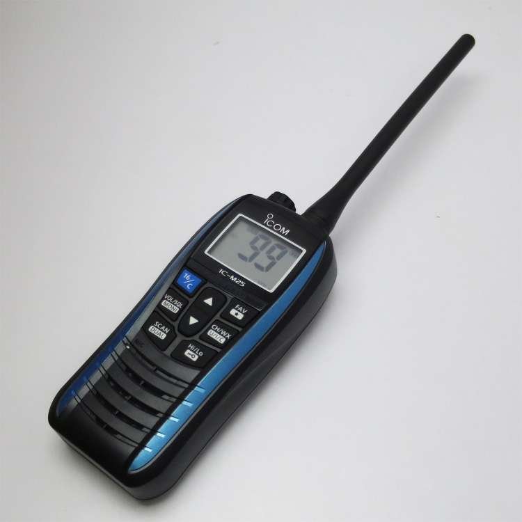 IC-M25 Marine VHF Walkie Talkie - 5W 5KM Waterproof Handheld Transceiver