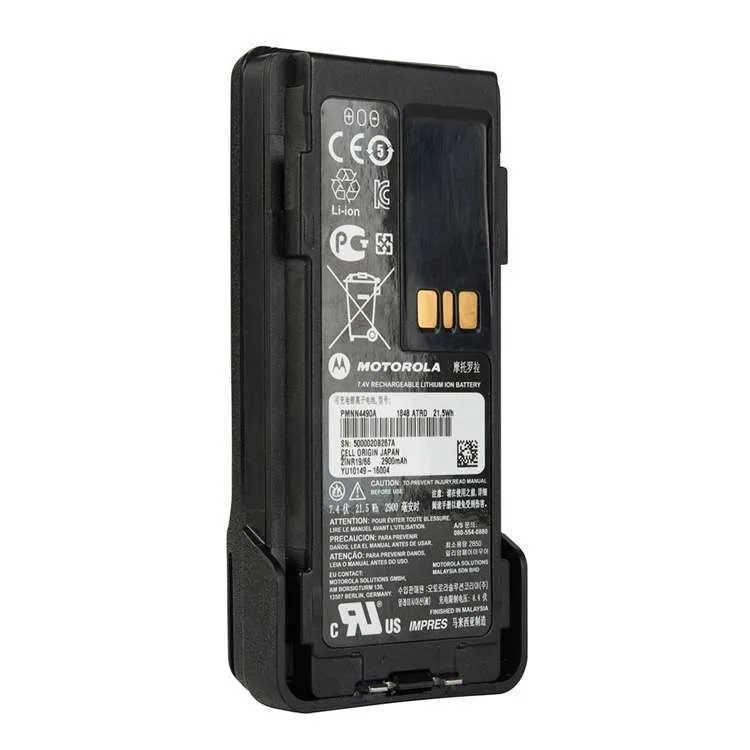 Batería de radio Motorola PMNN4490 PMNN4490A intrínsecamente segura