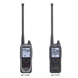 Icom IC-A25NE / IC-A25CE Aviation Radio | 6W VHF Airband Transceiver