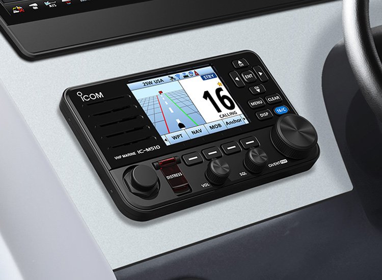 Icom IC-M510 VHF Marine Radio | Class-D DSC WiFi AIS GPS Transceiver