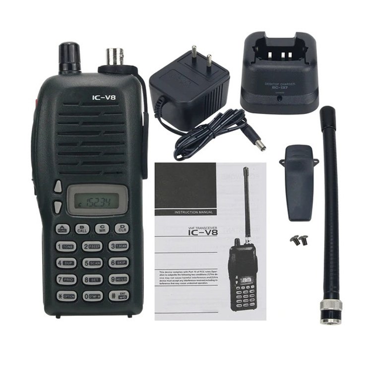 Icom IC-V8 VHF Radio | 5.5W Analog FM Handheld Transceiver - Image 2